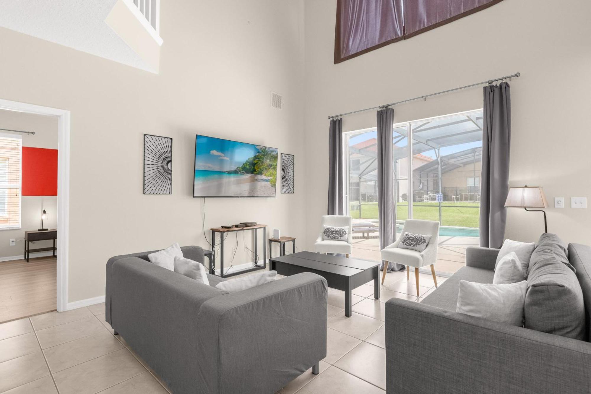 Large Spacious Home W Private Pool & Hot Tub Davenport Buitenkant foto